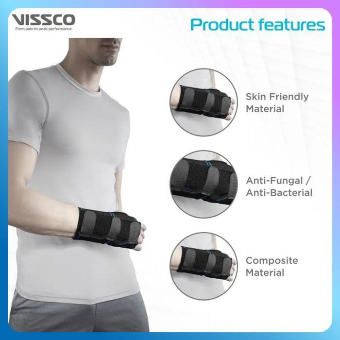 VISSCO - Elastic WRIST SUPPORT 0642 | Deker Elastis Cedera Pergelangan Tangan