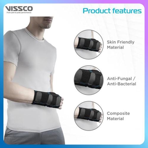 VISSCO - Elastic WRIST SUPPORT 0642 | Deker Elastis Cedera Pergelangan Tangan
