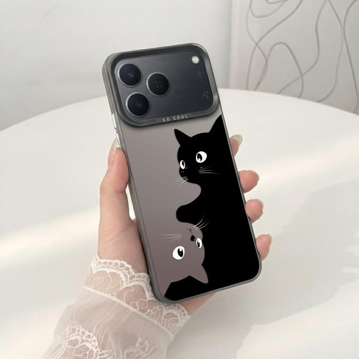 Softcase IMD Hologram Hitam untuk Tecno Spark 50 & 40 Silicone Premium Matte Casing Cover Hybrid Plate SHT-08 - 1 - foto 3