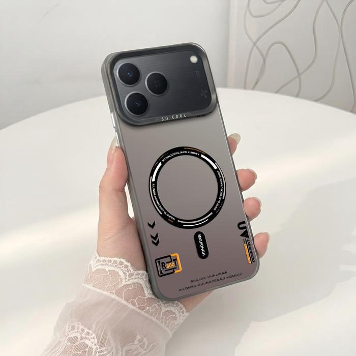 Softcase IMD Hologram Hitam untuk Tecno Spark 50 & 40 MagSafe Silicone Premium Matte Casing Cover Hybrid Plate SHT-04 - foto 3