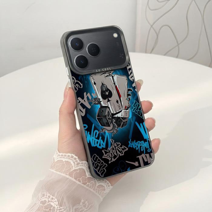 Softcase IMD Hologram Hitam untuk Tecno Spark 50 & 40 Silicone Case Premium Matte Casing Cover Hybrid Plate SHT-23 - 1 - foto 2