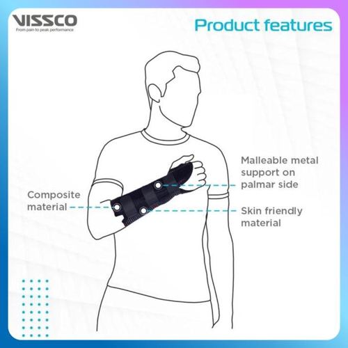 VISSCO - Elastic WRIST SUPPORT 21cm 0644 | Deker Elastis Cedera Pergelangan Tangan & Lengan Bawah