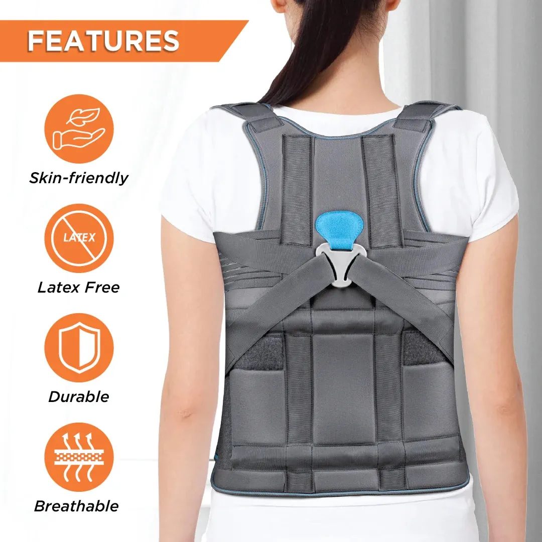 VISSCO - TAYLOR BRACE Dorso Lumbar Spinal 0120 | Penyangga Punggung Tulang Belakang Toraks | Lumbar Pasca Operasi Tulang Belakang Tuberkulosis - S - foto 2