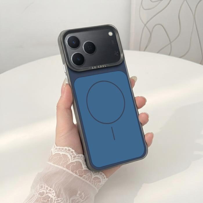 Softcase IMD Hologram Hitam untuk Tecno Spark 50 & 40 Motif MagSafe Silicone Premium Matte Casing Cover Hybrid Plate SHT-01 - foto 2