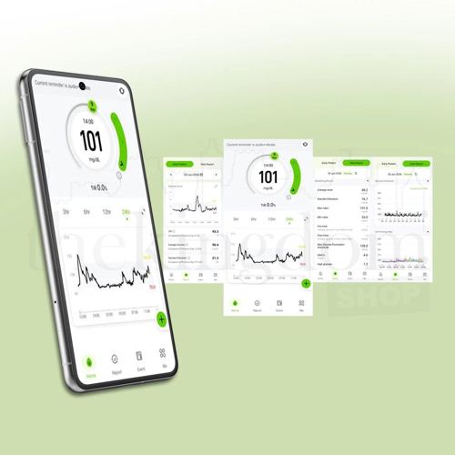 YUWELL - Anytime 5 NEXT-GEN CGM Alat Cek Gula Darah Kontinu 24 Jam 16 Hari | Advanced Continuous Glucose Monitoring System | Manajemen Diabetes dengan Fitur Lanjutan Yuwell AT5