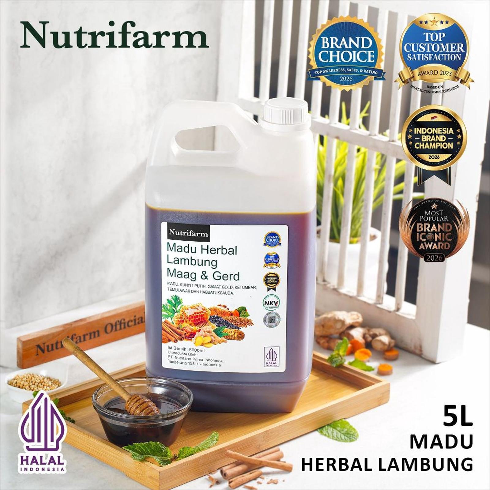 Nutrifarm Madu Herbal Lambung 5 Liter