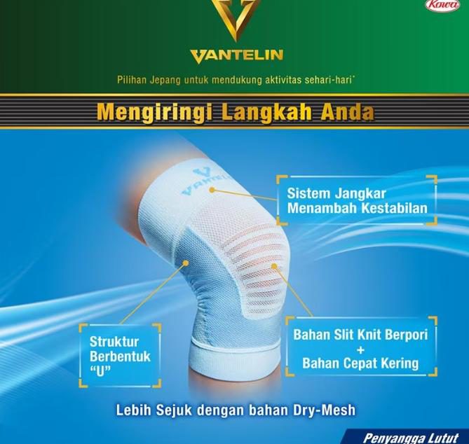 VANTELIN KNEE SUPPORT COOLFIT SIZE L - foto 4