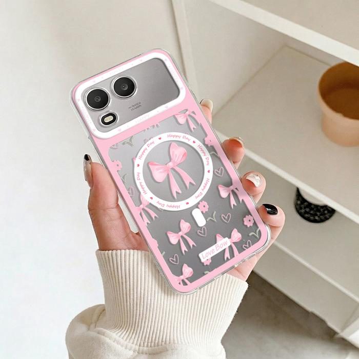 Casing Bening untuk Itel A200 Softcase Pita MagSafe Silikon Transparan Anti Shock Protection Bumper Cover Hp SCI-22 - foto 4