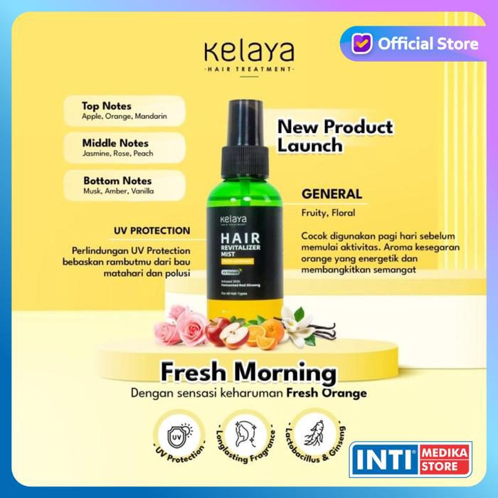 KELAYA - Hair Revitalizer Mist Moisturizing 100ml | Parfum Rambut