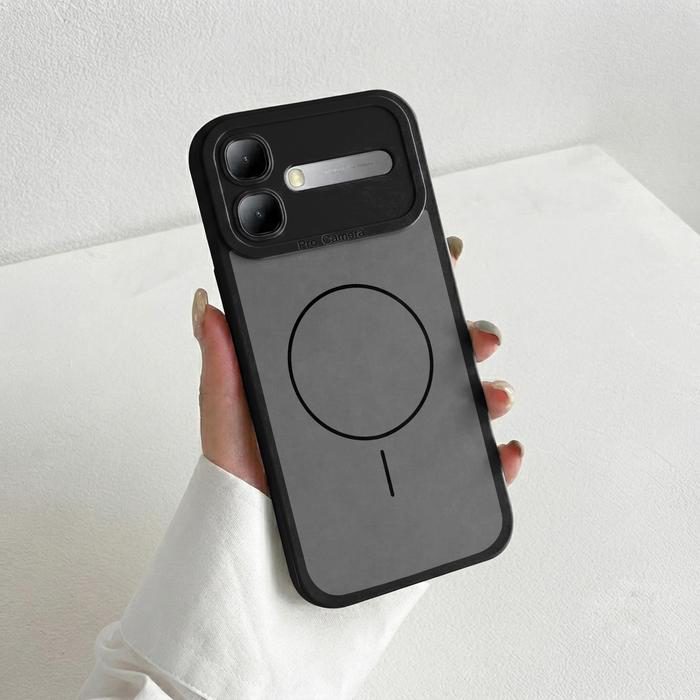 Softcase ProCamera Hitam untuk Infinix Smart 20 Motif MagSafe Cover Premium Casing HP Anti Shock Full Protection Desain Elegan Perlindungan Maksimal SPI-02 - foto 2