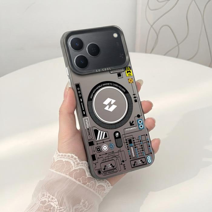 Softcase IMD Hologram Hitam untuk Tecno Spark 50 & 40 Silicone Case MagSafe Premium Matte Casing Cover Hybrid Plate SHT-24 - 1 - foto 4