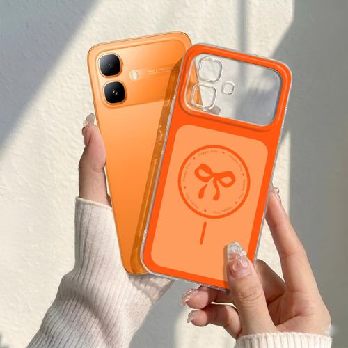 Case Bening untuk Infinix Smart 20 Terbaru Softcase Pita MagSafe Casing Handphone Transparan Cover Silikon Anti Kuning TPU Premium SBI-61 