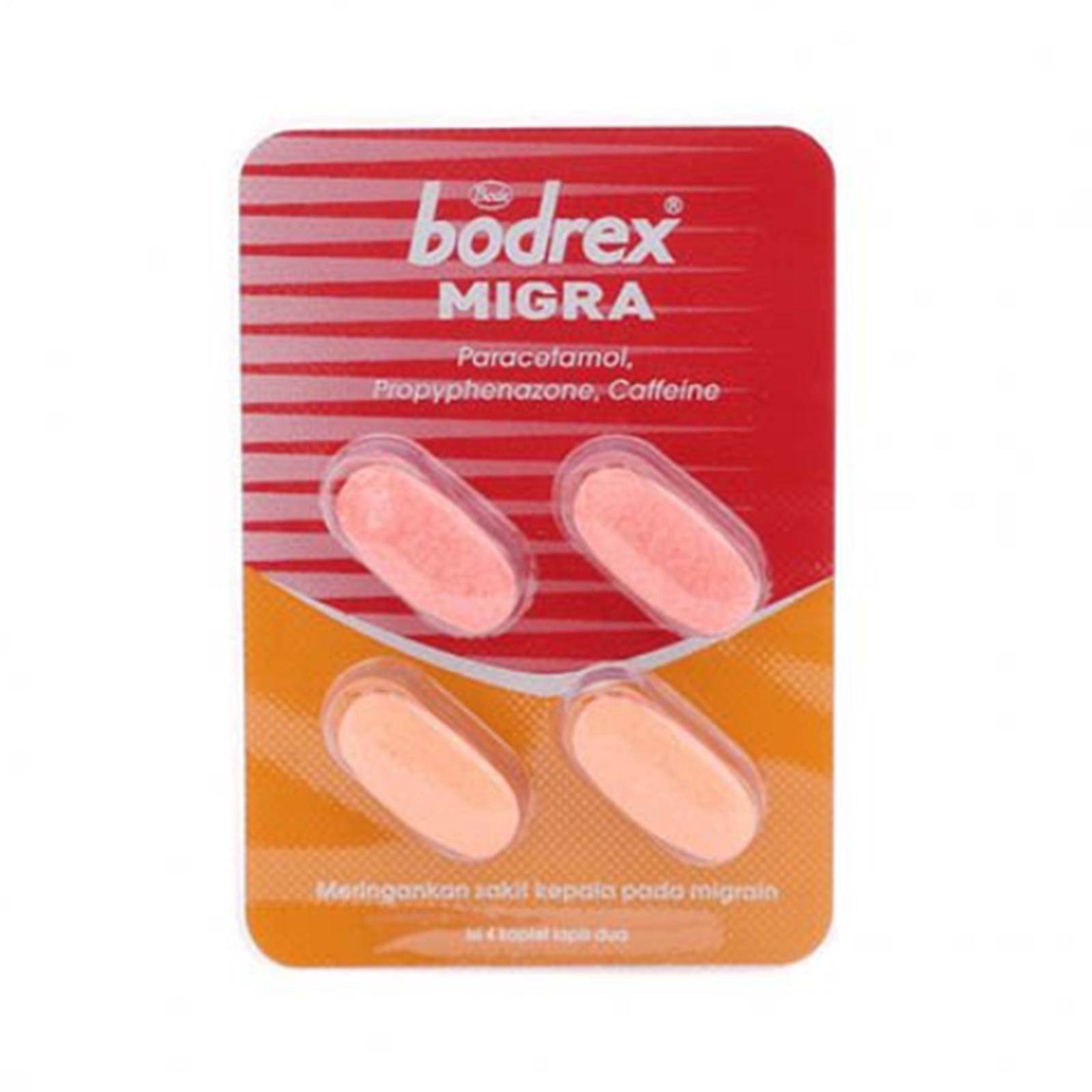 BODREX MIGRA BOX @25 STRIP @4 TABLET