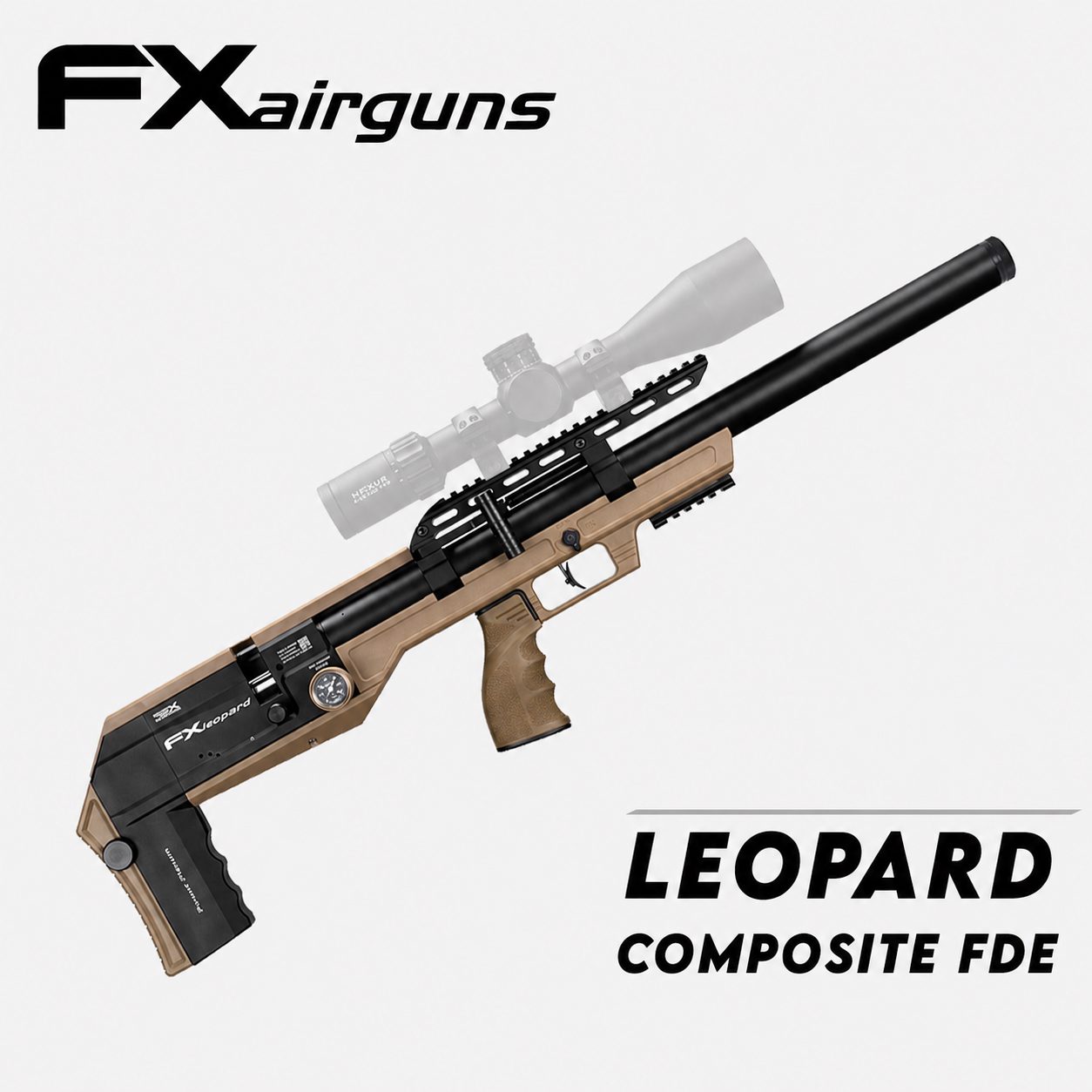 SENAPAN ANGIN FX AIRGUNS LEOPARD COMPOSITE FDE