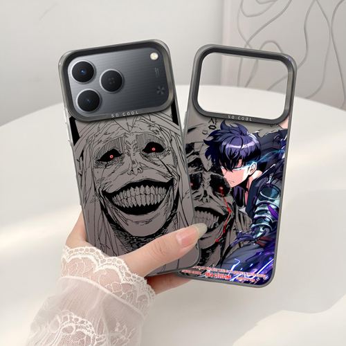 Softcase IMD Hologram Hitam untuk Tecno Spark 50 & 40 Silicone Solo Leveling Premium Matte Casing Cover Hybrid Plate SHT-11 - 1