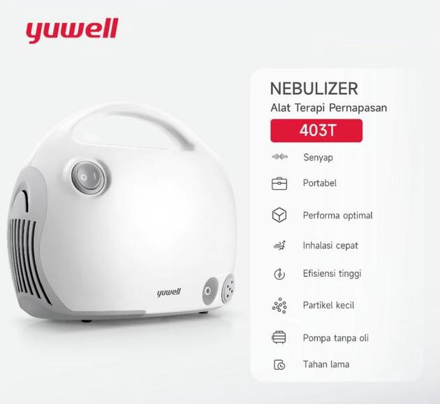YUWELL - Nebulizer Compressor PORTABLE 403T - foto 2