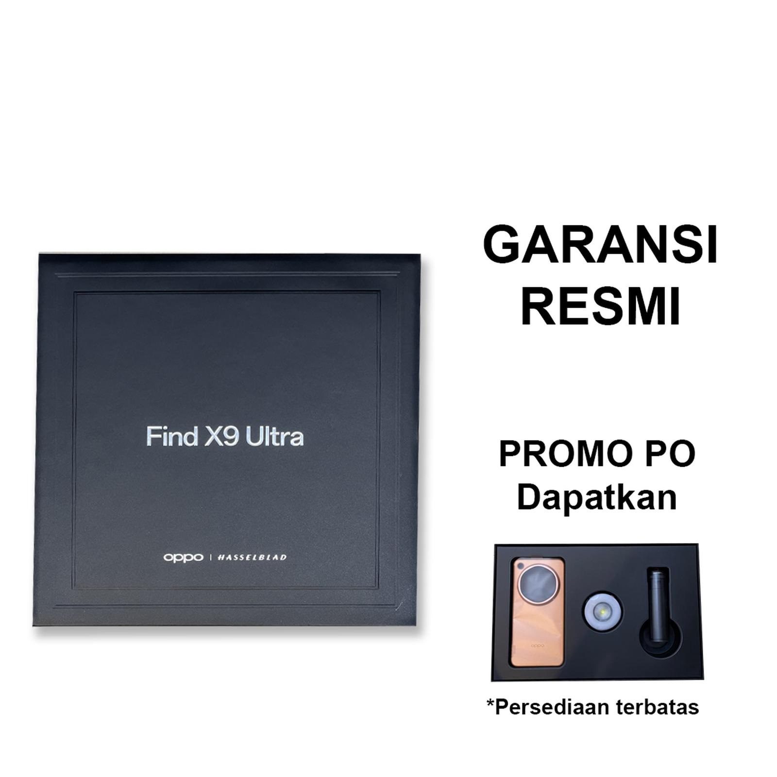 Oppo Find X9 Ultra 12/512GB 16/1TB Garansi Resmi