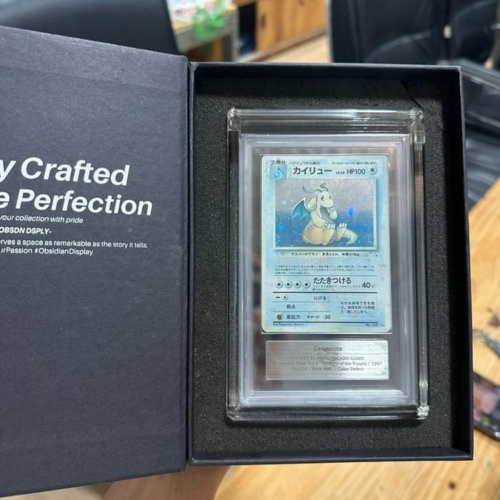 Pokemon Dragonite holo 1997 ARS COLOR DEFECT bonus acrylic premium - foto 3