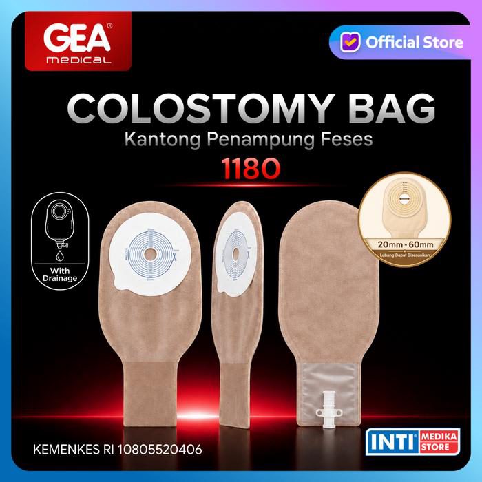 GEA - Colostomy Bag with Drainage 1180 | Kantong Kolostomi Dewasa - foto 3