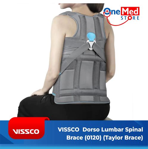 VISSCO - TAYLOR BRACE Dorso Lumbar Spinal 0120 | Penyangga Punggung Tulang Belakang Toraks | Lumbar Pasca Operasi Tulang Belakang Tuberkulosis - S