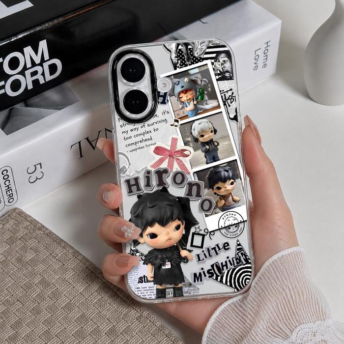 Softcase Bening Hirono Untuk Iqoo Z10R 5G Z10 LITE Z9 Z9X Anti Kuning & Lentur Premium Casing Transparan Silikon Cover Handphone SCB-21 - 1 - foto 3