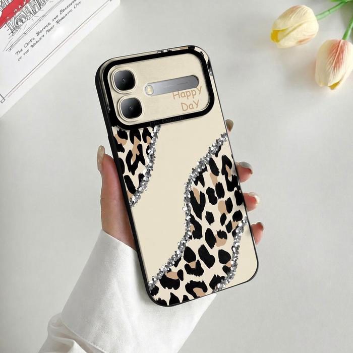 Softcase Leopard ProCamera Hitam untuk Infinix Smart 20 Cover Premium Casing HP Anti Shock Full Protection Desain Elegan Perlindungan Maksimal SPI-09 - foto 3
