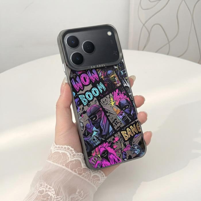 Softcase IMD Hologram Hitam untuk Tecno Spark 50 & 40 Silicone Premium Matte Casing Cover Hybrid Plate SHT-03 - 1 - foto 3