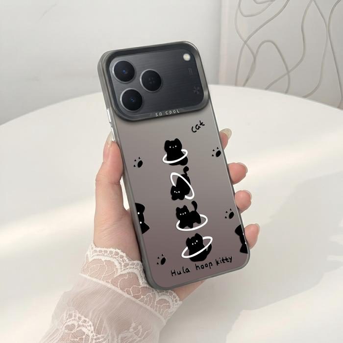 Softcase IMD Hologram Hitam untuk Tecno Spark 50 & 40 Silicone Premium Matte Casing Cover Hybrid Plate SHT-08 - 1 - foto 5