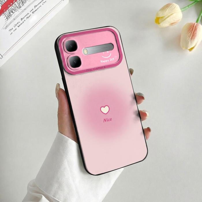 Softcase Love ProCamera Hitam untuk Infinix Smart 20 Cover Premium Casing HP Anti Shock Full Protection Desain Elegan Perlindungan Maksimal SPI-10 - foto 2
