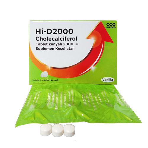 Hi-D 2000 TABLET KUNYAH 30's
