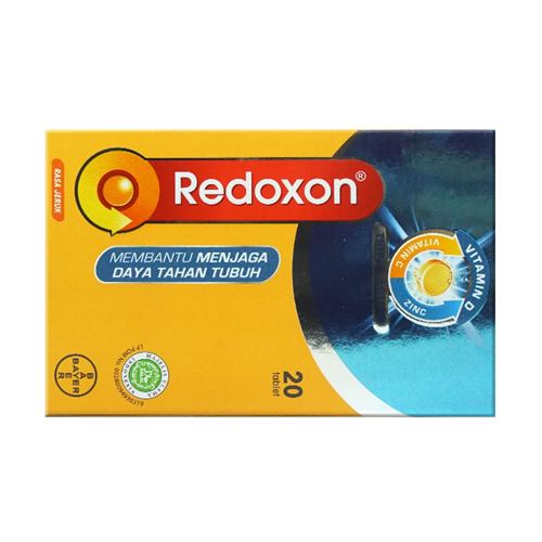 REDOXON EFF ZINC ORANGE TAB 20 MENINGKATKAN DAYA TAHAN TUBUH