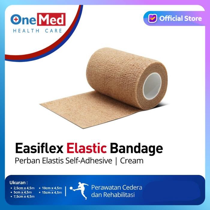 ONEMED - Easiflex Self-Adhesive Elastic Bandage | Perban Elastis Verban Cohesive - foto 2