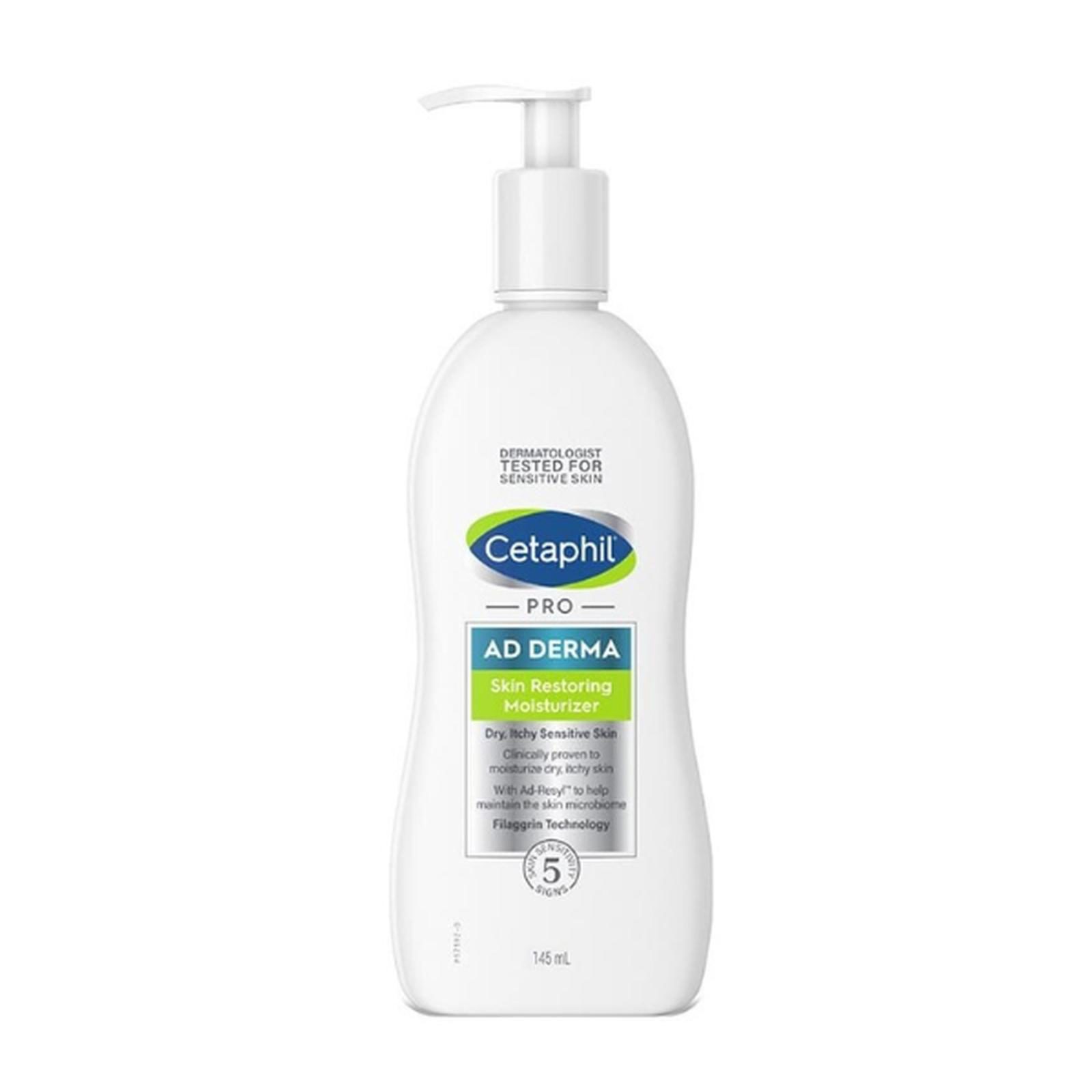 Cetaphil Pro AD Derma SR Moisturizer 145ml - Pelembab Tubuh untuk Kulit Kering & Sensitif dengan Ceramide & Filaggrin Technology