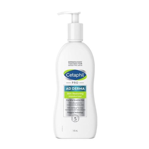 Cetaphil Pro AD Derma SR Moisturizer 145ml - Pelembab Tubuh untuk Kulit Kering & Sensitif dengan Ceramide & Filaggrin Technology