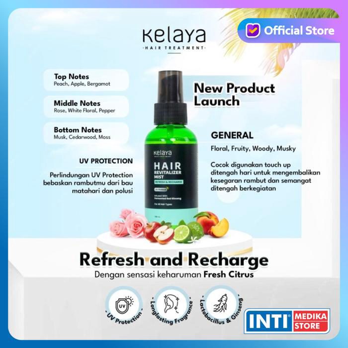 KELAYA - Hair Revitalizer Mist Moisturizing 100ml | Parfum Rambut - foto 3