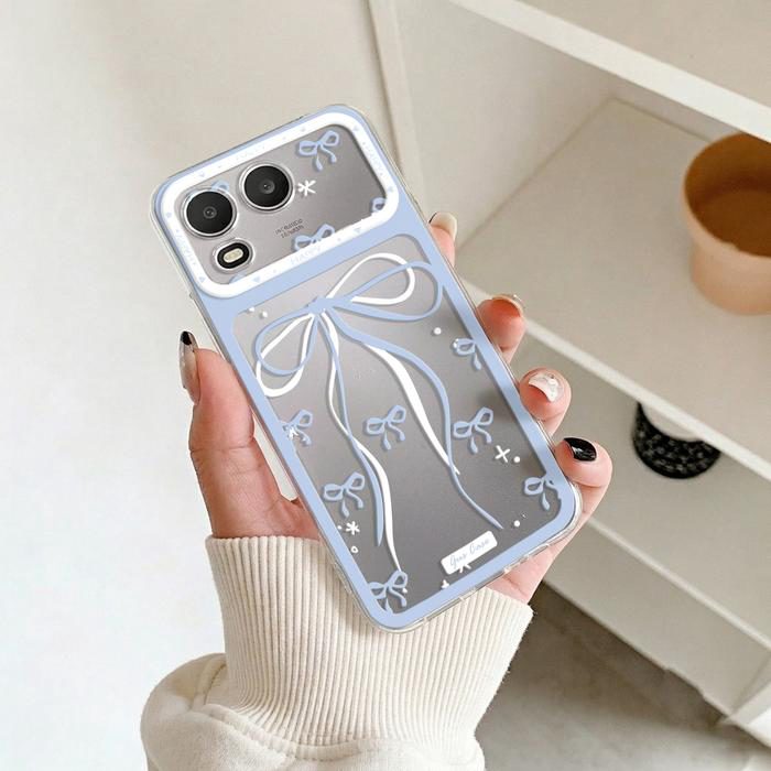 Casing Bening untuk Itel A200 Softcase Pita Warna Silikon Transparan Anti Shock Protection Bumper Cover Hp SCI-21 - foto 3