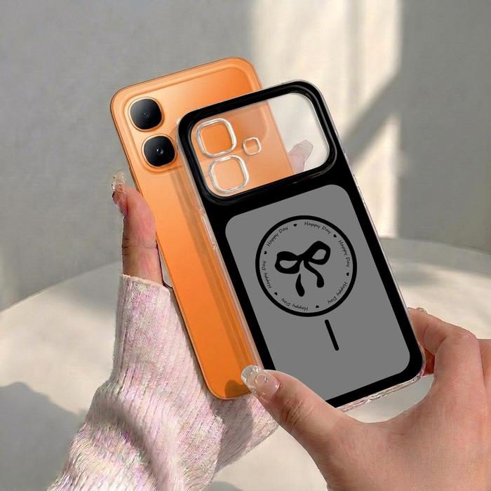 Case Bening untuk Infinix Smart 20 Terbaru Softcase Pita MagSafe Casing Handphone Transparan Cover Silikon Anti Kuning TPU Premium SBI-61  - foto 3
