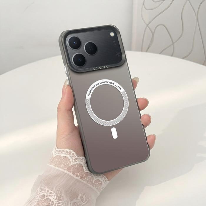 Softcase IMD Hologram Hitam untuk Tecno Spark 50 & 40 Silicone MagSafe Premium Matte Casing Cover Hybrid Plate SHT-15 - 1 - foto 4