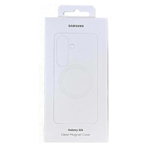 Samsung S26 Series Clear Magnet Case Original Resmi - Samsung S26 Plus, Silicon Magnet Case