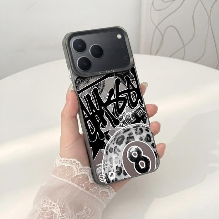 Softcase IMD Hologram Hitam untuk Tecno Spark 50 & 40 Silicone Premium Matte Casing Cover Hybrid Plate SHT-05 - foto 4